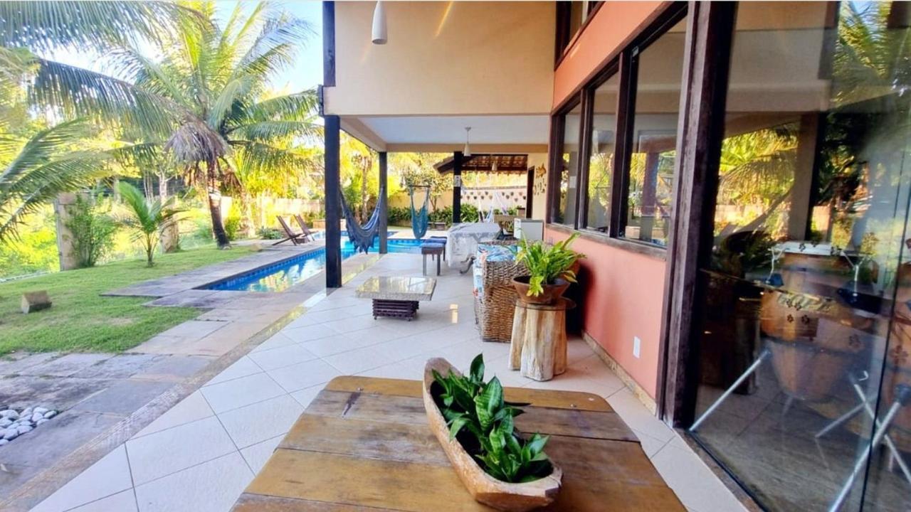 Casa Com Vista Para O Mar De Taperapuan 포르투세구로 외부 사진
